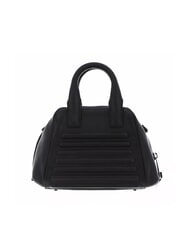 MANDARINA DUCK I-CON Mini leather bag with shoulder strap Black - Women’s Bags - 4