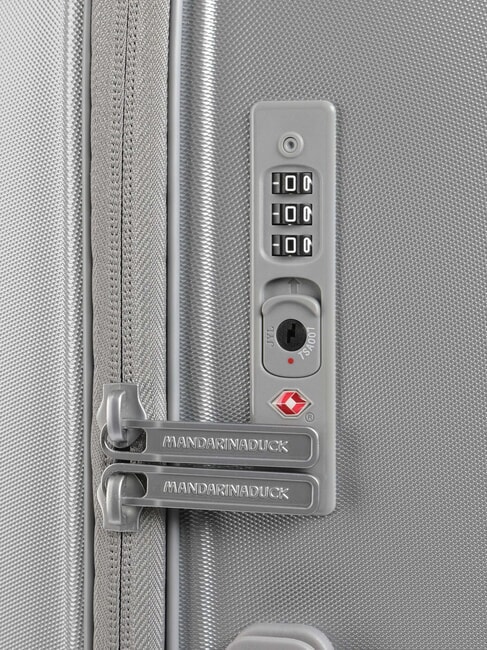 D-DROP 2.0 Large size trolley SILVER - Rigid Trolley Cases