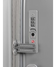 MANDARINA DUCK D-DROP 2.0 Large size trolley SILVER - Rigid Trolley Cases - 4