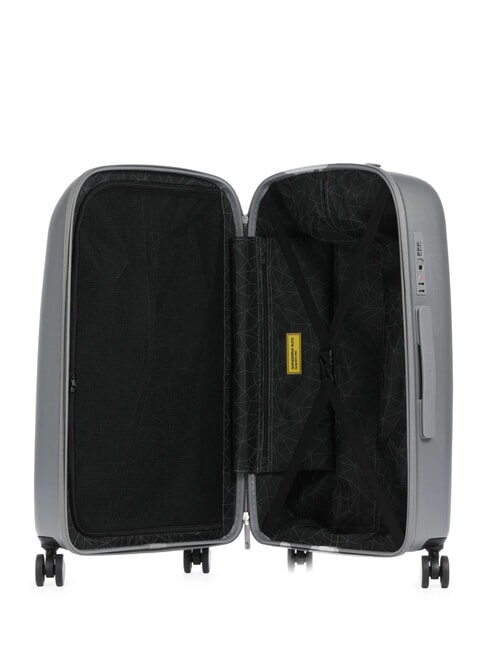 D-DROP 2.0 Medium size trolley SILVER - Rigid Trolley Cases
