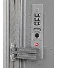 MANDARINA DUCK D-DROP 2.0 Medium size trolley SILVER - Rigid Trolley Cases - 4
