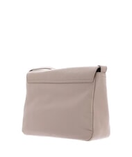 MANDARINA DUCK MELLOW LEATHER Leather bag with flap warm taupe - Women’s Bags - 3