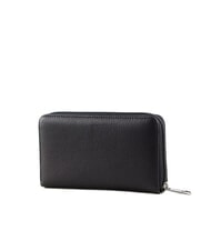 MANDARINA DUCK I-CON Large leather zip around wallet Black - Women’s Wallets - 3