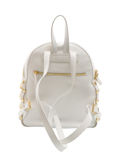 NORA Leather backpack with chains white - Women’s Bags