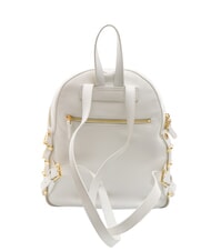 BRACCIALINI NORA Leather backpack with chains white - Women’s Bags - 4