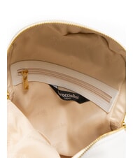 BRACCIALINI NORA Leather backpack with chains white - Women’s Bags - 5