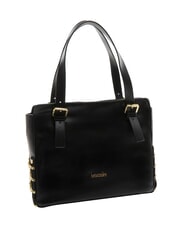 BRACCIALINI NORA Leather shopping bag with buckles - Women’s Bags