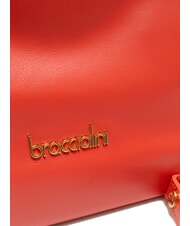 BRACCIALINI SOFIA Leather handbag with little flowers red - Women&rsquo;s Bags - 3