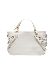 BRACCIALINI SOFIA Leather handbag with little flowers white - Women&rsquo;s Bags - 4