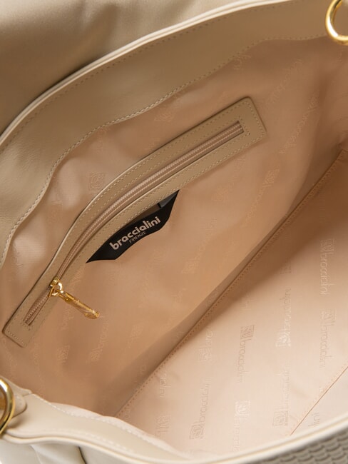 NAOMI Leather satchel bag beige - Women&rsquo;s Bags