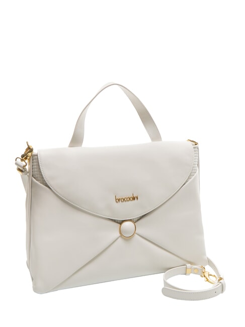 NAOMI Leather satchel bag white - Women&rsquo;s Bags