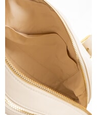 BRACCIALINI NORA Leather satchel bag with buckles beige - Women’s Bags - 5