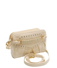 BRACCIALINI GISELLE Shoulder bag with logo and studs beige - Women’s Bags - 2