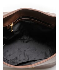 BRACCIALINI SOFIA Leather Handbag with Flower brown - Women’s Bags - 6