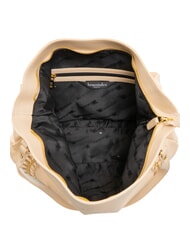 BRACCIALINI NAOMI Leather shoulder bag with chain beige - Women’s Bags - 5