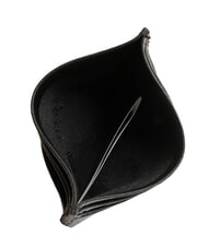 BRACCIALINI BASIC Leather card holder with metal logo black - Women’s Wallets - 3