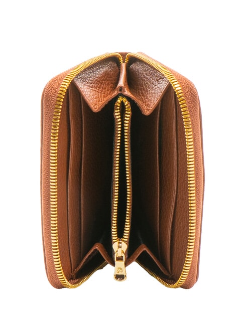 BASIC Small zip around leather wallet brown - Women&rsquo;s Wallets