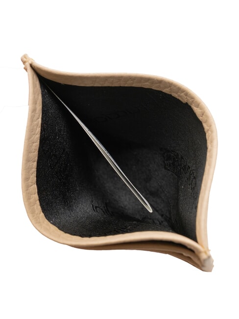 BASIC Leather credit card holder beige - Women&rsquo;s Wallets