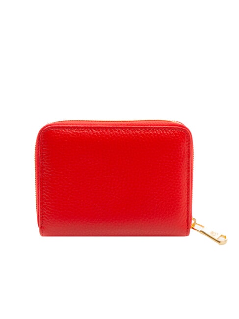 BASIC Small zip around leather wallet red - Women&rsquo;s Wallets