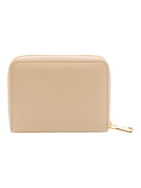 BASIC Small zip around leather wallet beige - Women&rsquo;s Wallets