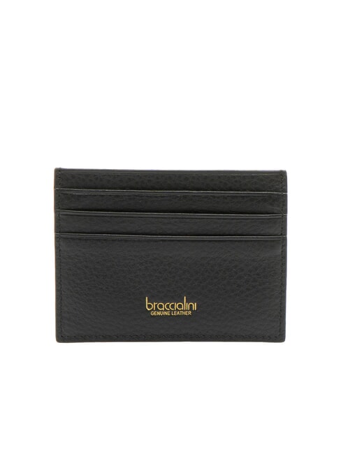 BASIC Leather credit card holder black - Women’s Wallets
