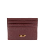 BRACCIALINI BASIC Leather credit card holder burgundy - Women’s Wallets - 2