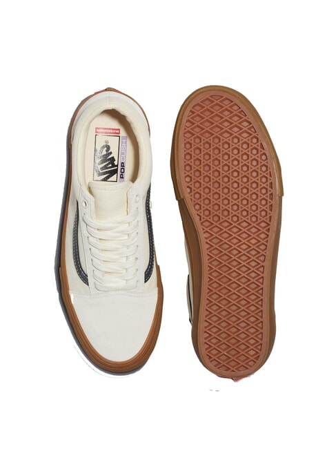 SKATE OLD SKOOL  Leather sneakers marshmallows/gum - Unisex shoes