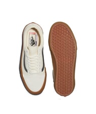 VANS SKATE OLD SKOOL  Leather sneakers marshmallows/gum - Unisex shoes - 4