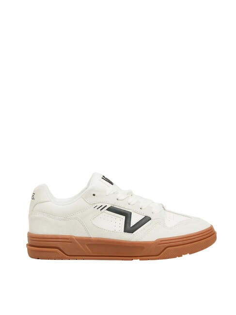 UPLAND Leather sneakers marshmallows/gum - Unisex shoes