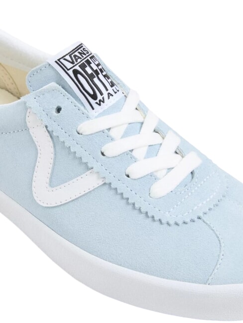 SPORT LOW  Leather sneakers baby blue/white - Unisex shoes