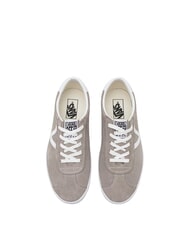 VANS SPORT LOW  Leather sneakers Khaki/White - Unisex shoes - 4
