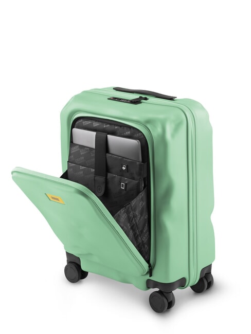 SMART Cabin luggage trolley, laptop pocket sage green - Hand luggage