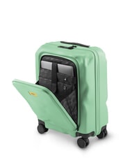 CRASH BAGGAGE SMART Cabin luggage trolley, laptop pocket sage green - Hand luggage - 3