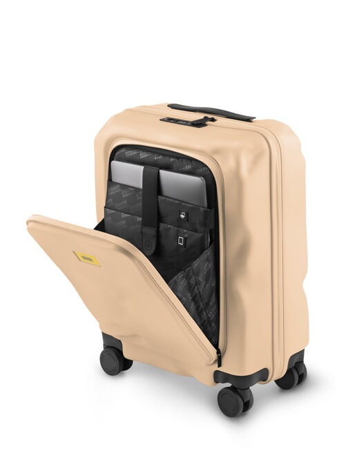 SMART Cabin luggage trolley, laptop pocket nude pink - Hand luggage
