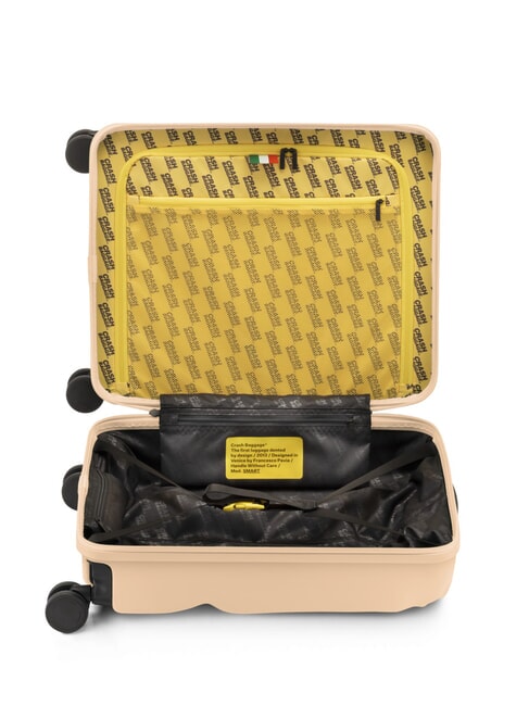 SMART Cabin luggage trolley, laptop pocket nude pink - Hand luggage