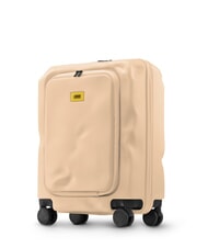CRASH BAGGAGE SMART Cabin luggage trolley, laptop pocket nude pink - Hand luggage - 5