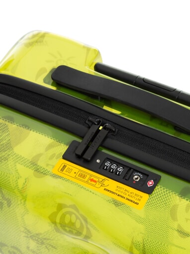 SHARE x BARROW Transparent hand luggage trolley clear yellow - Hand luggage