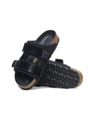 BIRKENSTOCK UJI Leather slipper sandal black - Women’s shoes - 5