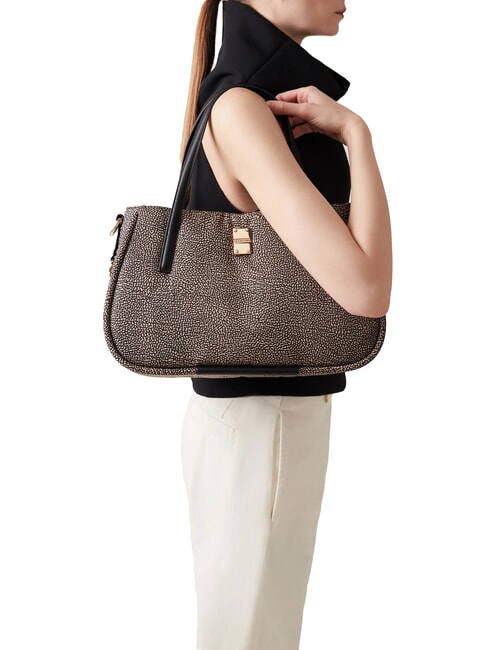 CAHIER  Shoulder shopper, with shoulder strap OP / NATURAL / BLACK - Women’s Bags