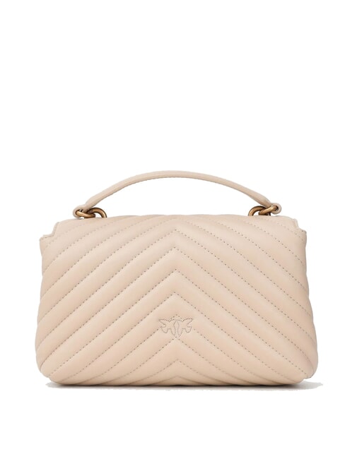LOVE LADY PUFF Mini hand bag, with shoulder strap beige-smoky gray-antique gold - Women&rsquo;s Bags