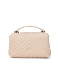 PINKO LOVE LADY PUFF Mini hand bag, with shoulder strap beige-smoky gray-antique gold - Women&rsquo;s Bags - 3