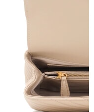 PINKO LOVE LADY PUFF Mini hand bag, with shoulder strap beige-smoky gray-antique gold - Women&rsquo;s Bags - 4