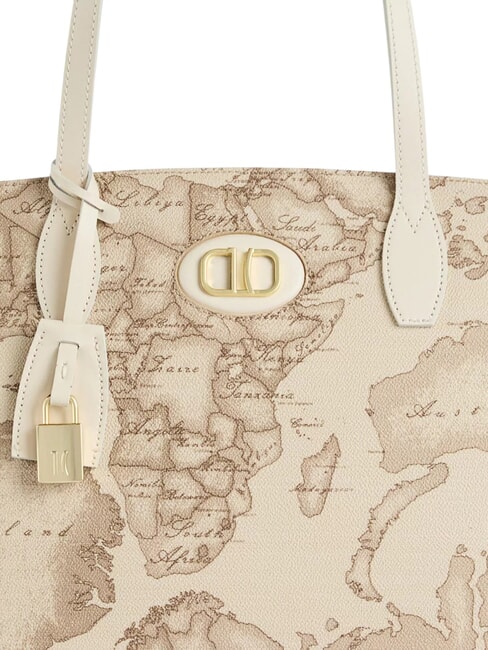 SAND SAFARI GEO Shoulder shopping bag raffia - Women’s Bags