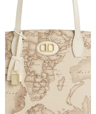 ALVIERO MARTINI PRIMA CLASSE SAND SAFARI GEO Shoulder shopping bag raffia - Women’s Bags - 3