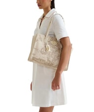 ALVIERO MARTINI PRIMA CLASSE SAND SAFARI GEO Shoulder shopping bag raffia - Women’s Bags - 5