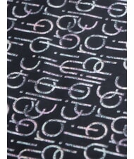 BRACCIALINI FOULARD All-over logo print scarf black - Scarves - 3