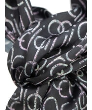BRACCIALINI FOULARD All-over logo print scarf black - Scarves - 5