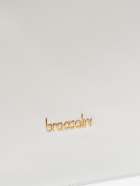 GRETA Leather satchel bag white - Women’s Bags