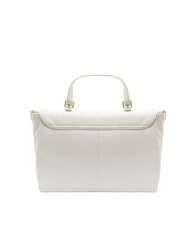 BRACCIALINI GRETA Leather briefcase bag with shoulder strap white - Women’s Bags - 3