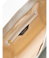 BRACCIALINI GRETA Leather briefcase bag with shoulder strap white - Women’s Bags - 5